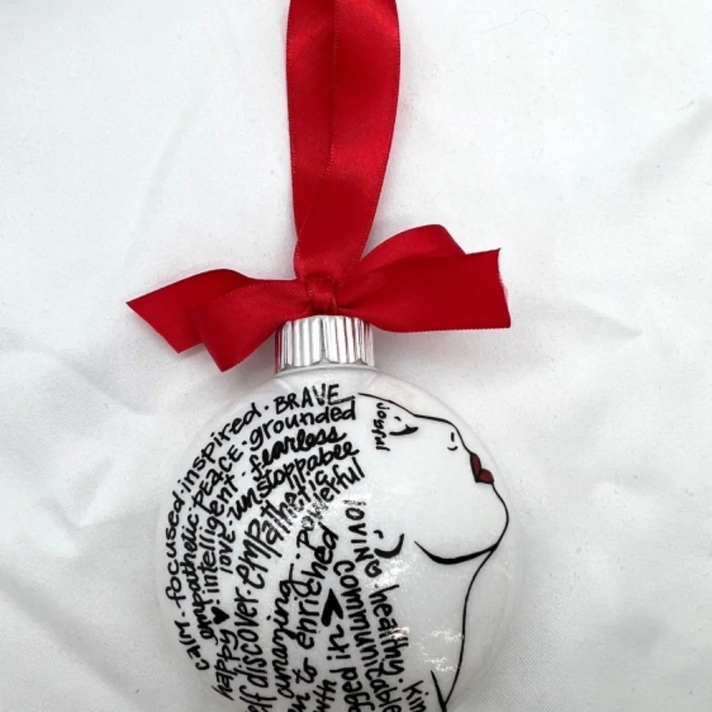 Christmas Ornament: Words of Affirmation – Spread Positivity and Holiday Cheer!